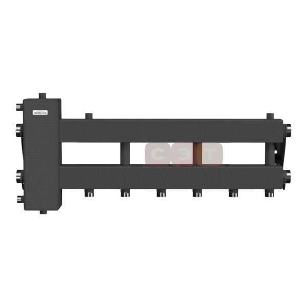 BM-150-4D (до 150 кВт, подкл. котла G 1½″, 3 контура G 1″ + боковой контур G 1½″)
